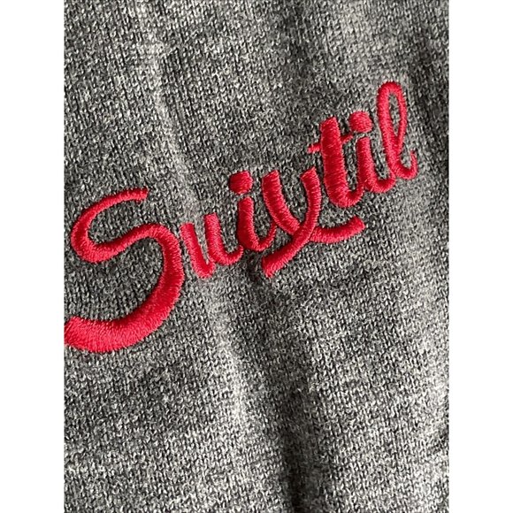 Suixtil Heritage Grey Gray 3 Button Sweater Size XXL NWT New RARE Mens Cotton - Picture 4 of 12